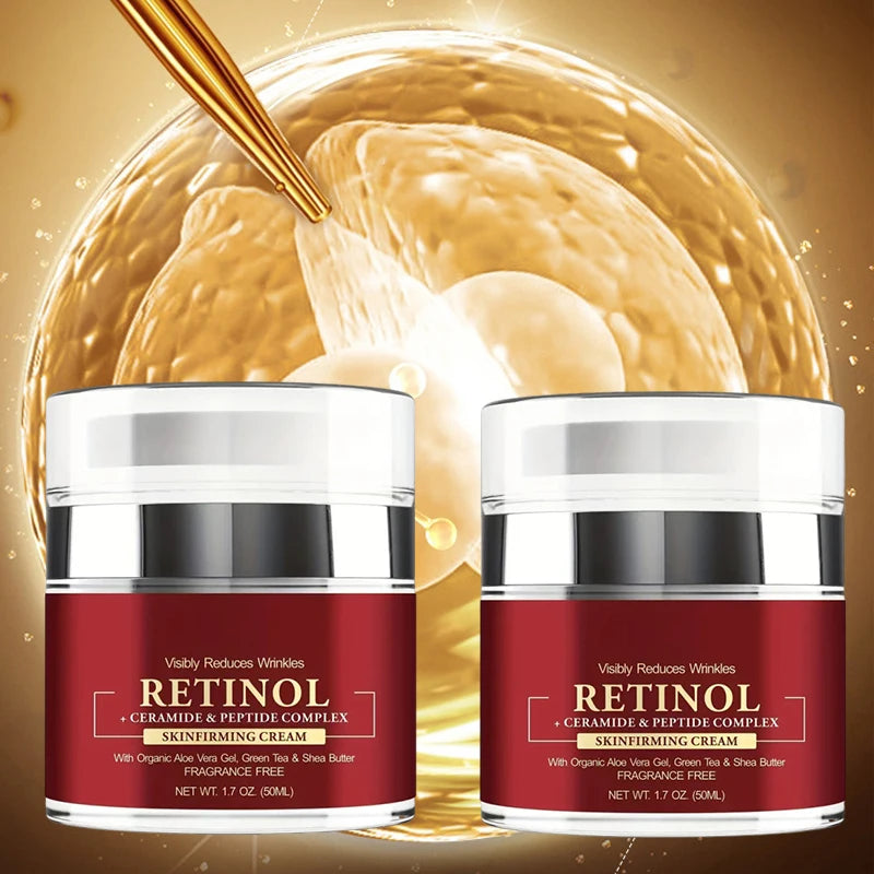Retinol Anti-Aging Cream - Firming Moisturizer for Fine Lines and Skin Repair - ZOOMNSTORE
