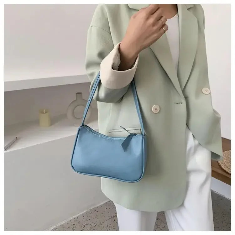 Retro PU Leather Womens Handbag - Vintage Shoulder Tote - ZOOMNSTORE
