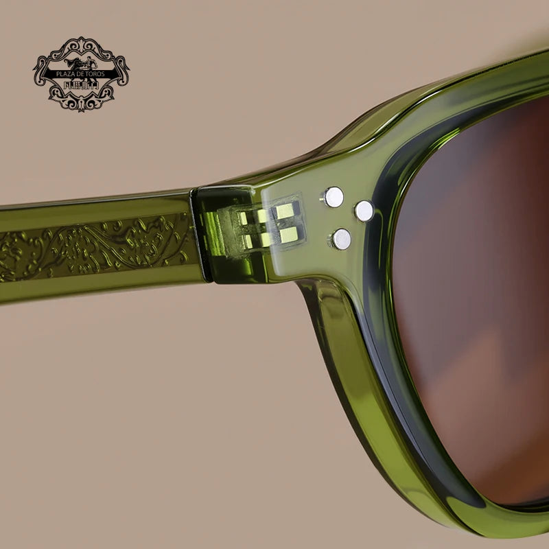 Retro Polygon Sunglasses - Womens TR90 Frame Polarized UV400 Summer Shades - ZOOMNSTORE