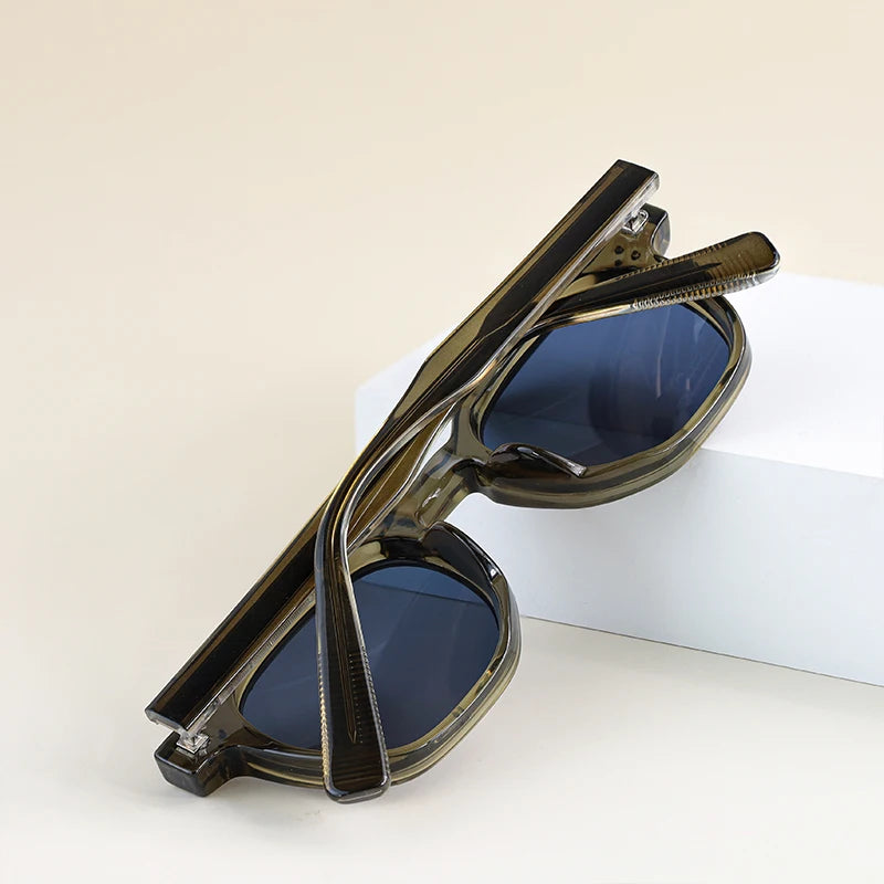 Retro Punk Sunglasses - Small Frame Square Design for Men Women Ideal for Travel Parties and Festivals - ZOOMNSTORE