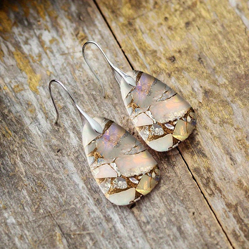 Retro Turquoise Earrings - Bohemian Jewelry for Men and Women - ZOOMNSTORE