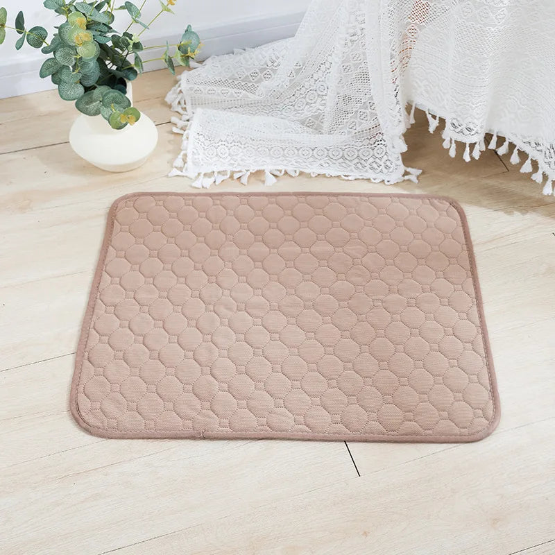 Reusable Dog Pee Pad Blanket - Washable Absorbent Puppy Training Mat Pet Bed Urine Mat - ZOOMNSTORE