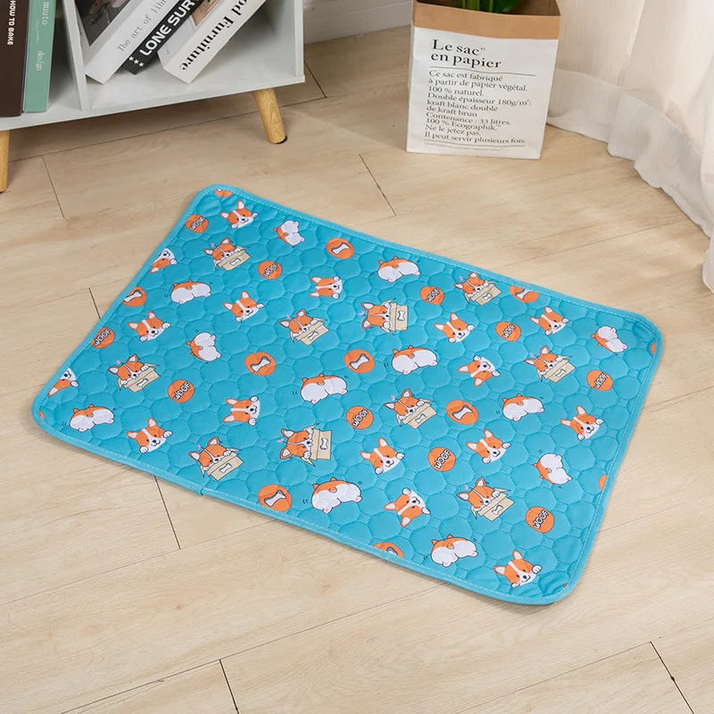 Reusable Dog Pee Pad Blanket - Washable Absorbent Puppy Training Mat Pet Bed Urine Mat - ZOOMNSTORE