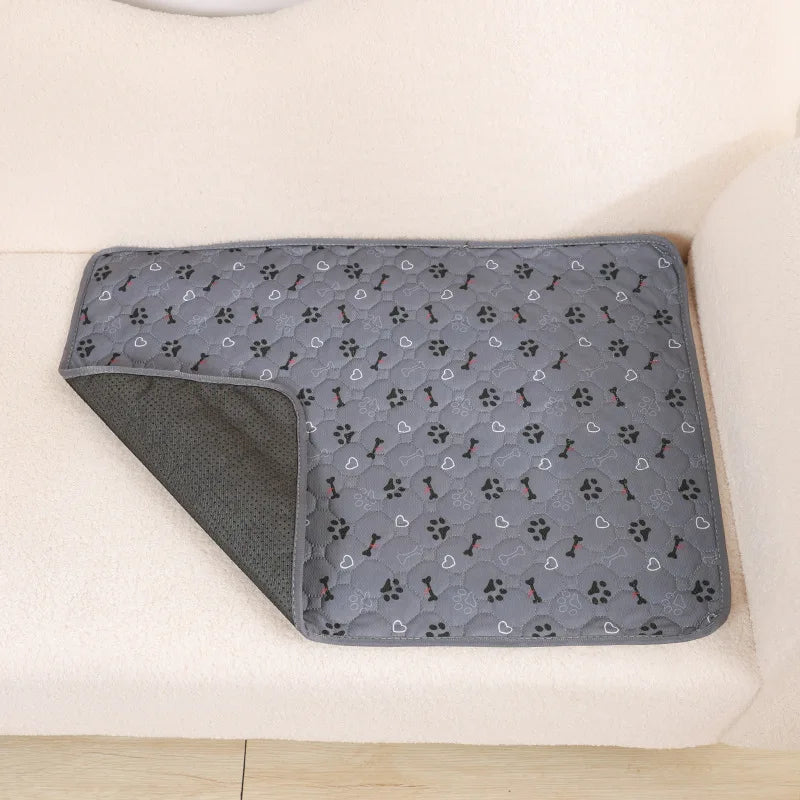 Reusable Dog Pee Pad Blanket - Washable Absorbent Puppy Training Mat Pet Bed Urine Mat - ZOOMNSTORE