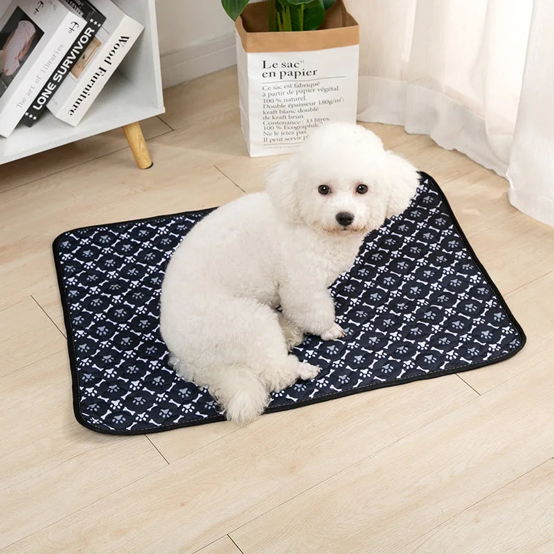 Reusable Dog Pee Pad Blanket - Washable Absorbent Puppy Training Mat Pet Bed Urine Mat - ZOOMNSTORE