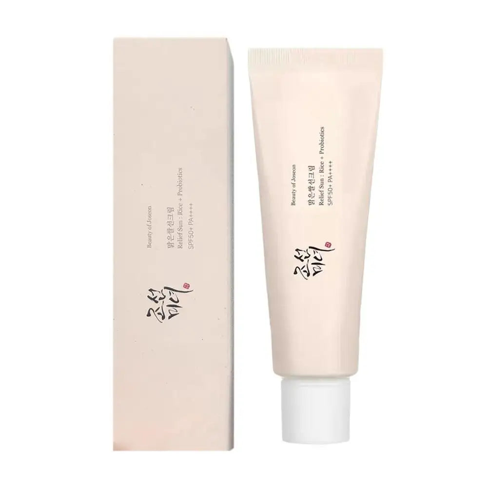 Rice Sunscreen 50ml - Lightweight Non-Greasy Sun Protection for Sensitive Skin - ZOOMNSTORE