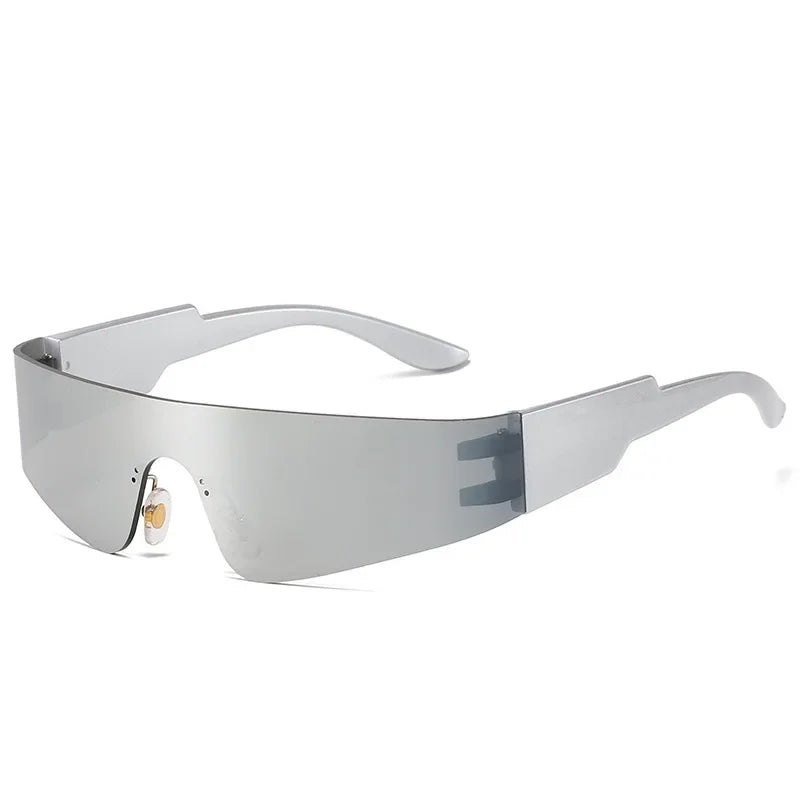 Rimless Punk Sunglasses - Trendy UV400 Shades for Men and Women - ZOOMNSTORE