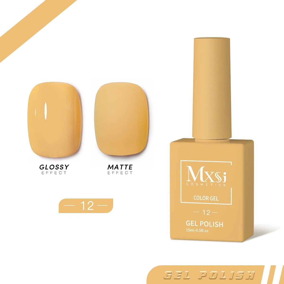 Gel Nail Polish Set - Neon Brown Royal Blue Red Green Pastel Nude Varnish