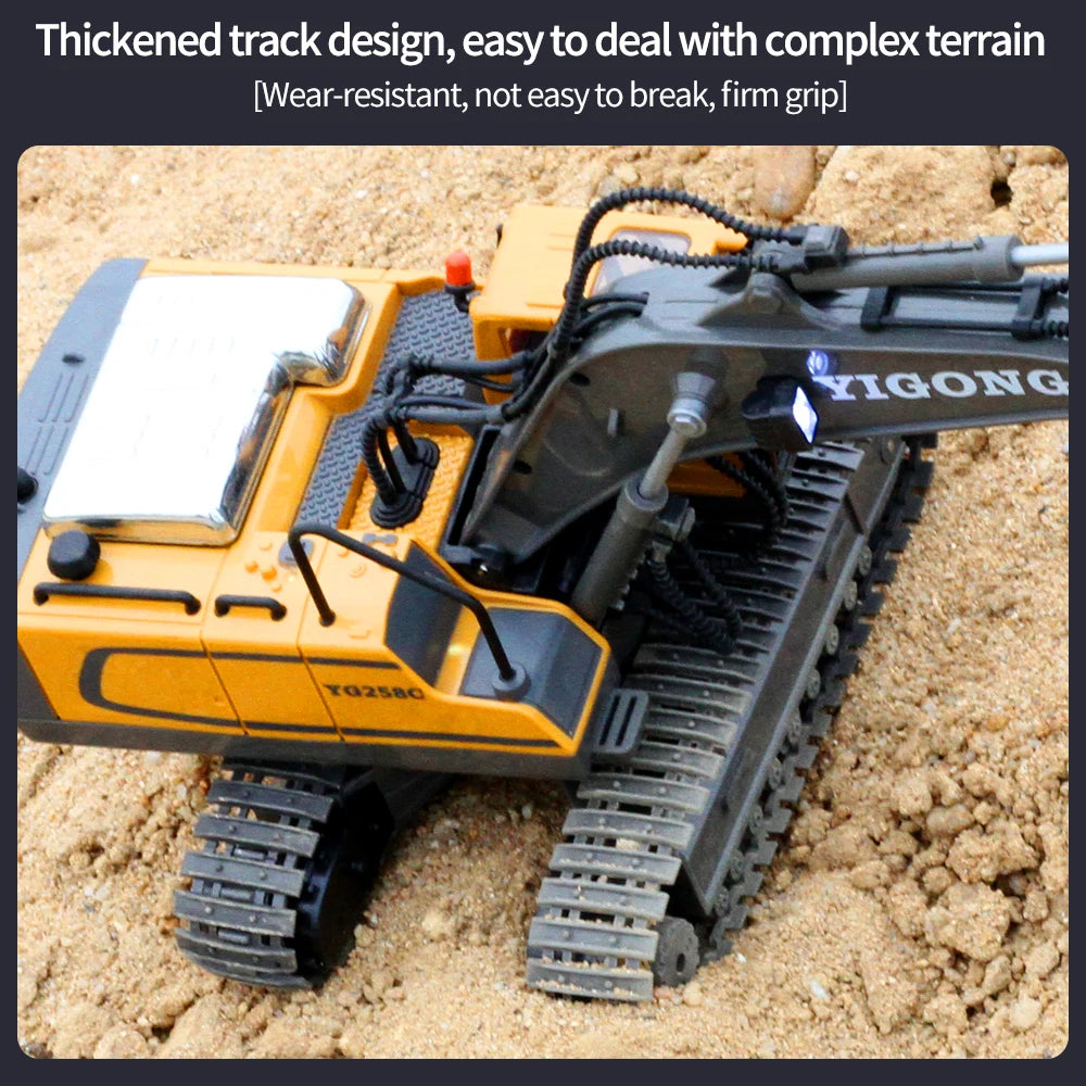 Remote Control Excavator Dump Truck Set - RC Construction Toys for Kids - ZOOMNSTORE