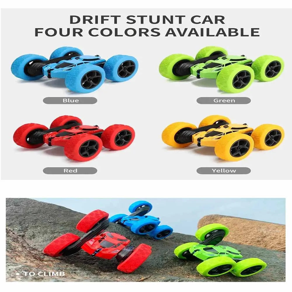 Remote Control Stunt Car - Double-Sided 360 Flip Drift Toy for Kids - ZOOMNSTORE