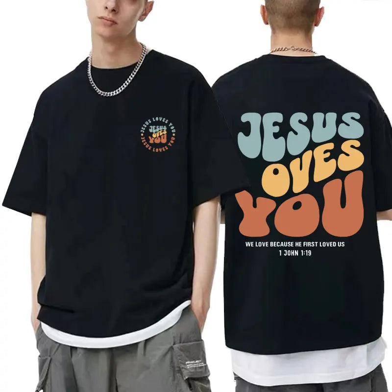 Faith Over Fear Dove T-Shirt - Casual Oversized Cotton Tee for Men Women - ZOOMNSTORE
