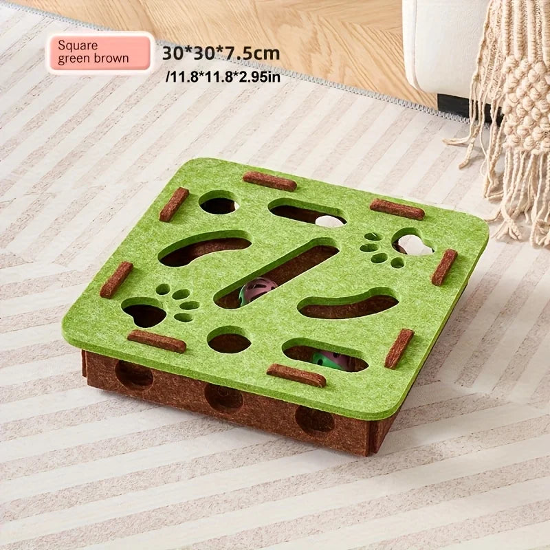 Interactive Cat Toy - Maze Tunnel Bell for Playtime Mental Engagement - ZOOMNSTORE