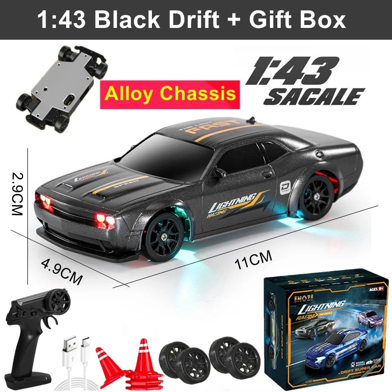 164 4WD Drift RC Car - High Speed Remote Control Mini Racing Model