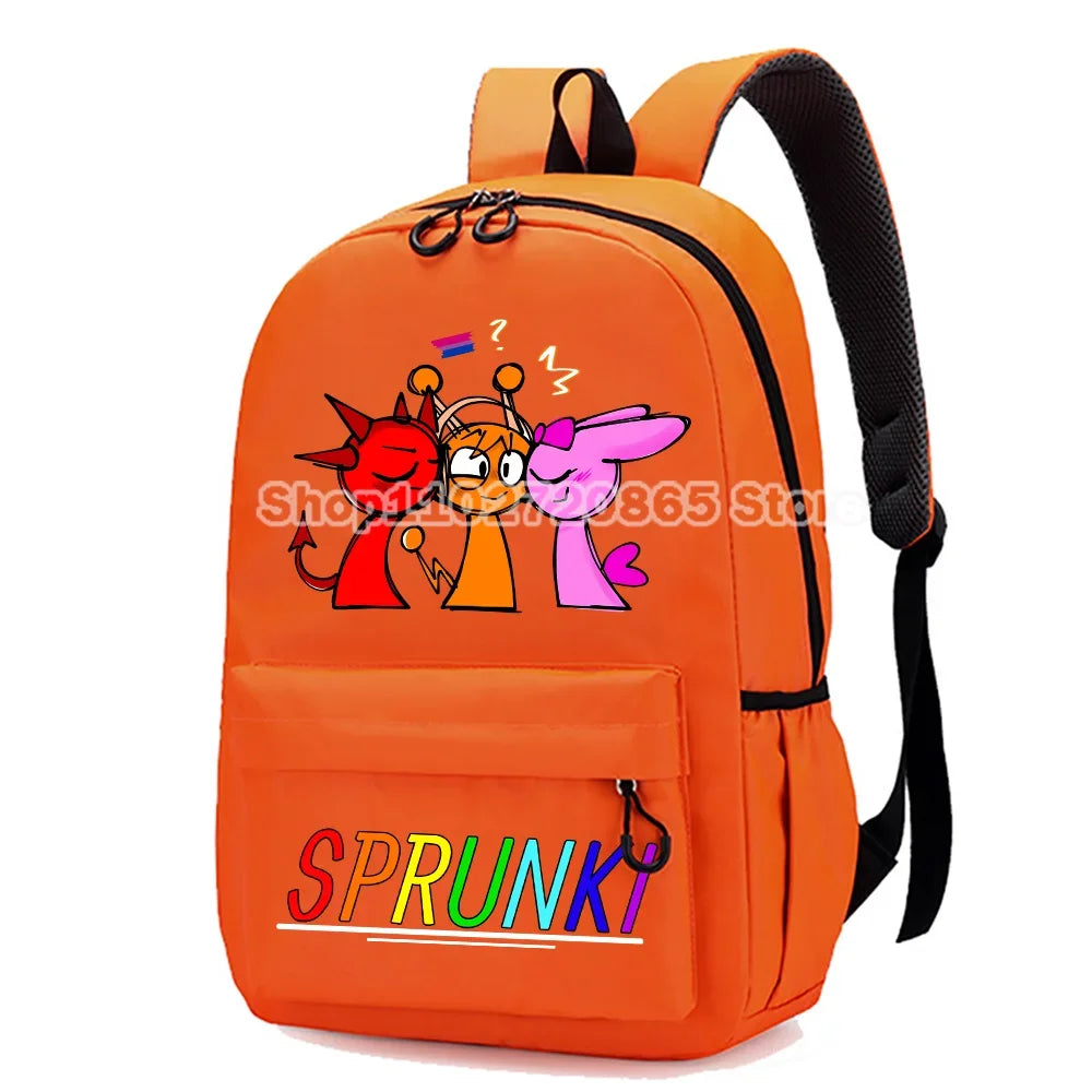 Anime Cartoon School Backpack - Waterproof Oxford Cloth Bookbag for Kids - ZOOMNSTORE