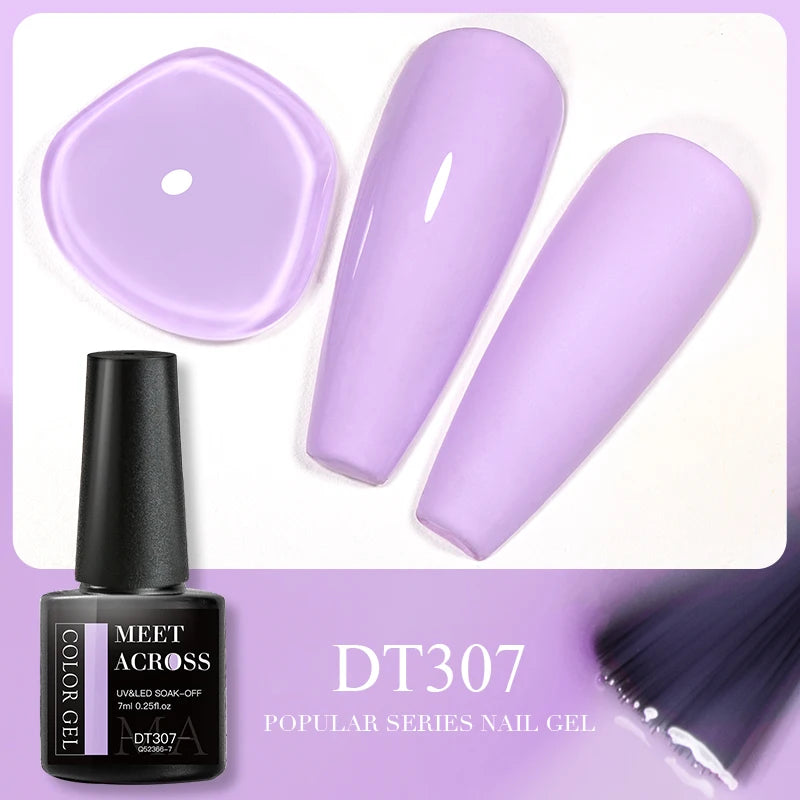 Pink Dried Flower Gel Nail Polish - Natural Flower Fairy Art Soak Off UVLED Varnish