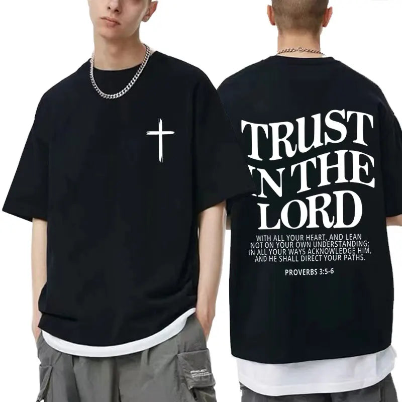 Faith Over Fear Dove T-Shirt - Casual Oversized Cotton Tee for Men Women - ZOOMNSTORE