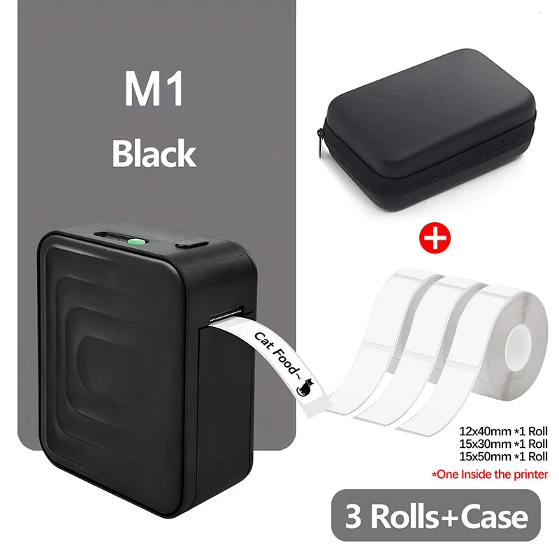 Marklife M1 Mini Self-adhesive Label Printer Portable Thermal Printer Inkless Bluetooth Labeling Machine Stickers Labels Maker