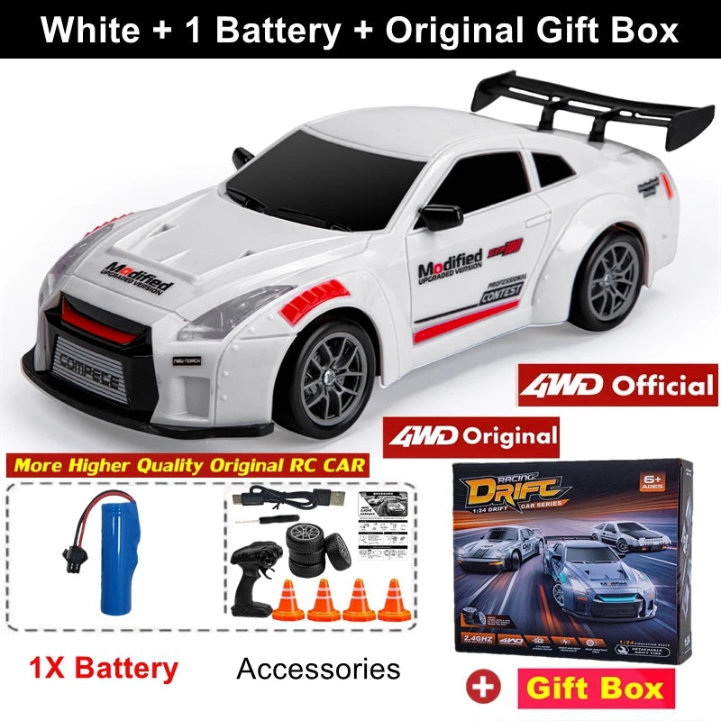 124 4WD RC Drift Car - High Speed Remote Control Racing Toy - ZOOMNSTORE