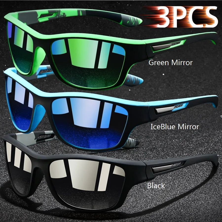 Vintage Sports Sunglasses - UV400 Cycling Fishing Running Eyewear for Men and Women