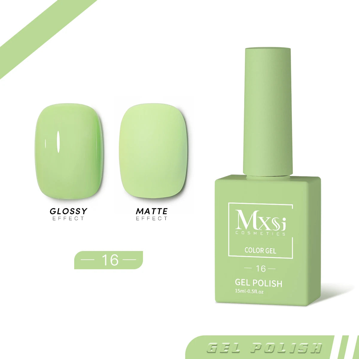 Gel Nail Polish Set - Neon Brown Royal Blue Red Green Pastel Nude Varnish