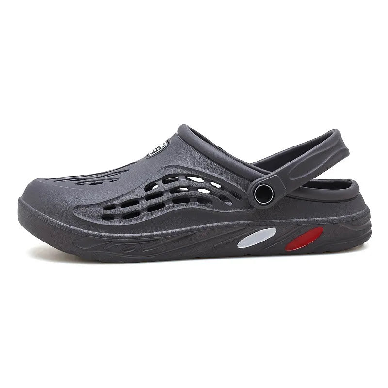 Mens Lightweight EVA Sandals - Casual Clogs for Beach and Outdoor Use Big Size 49