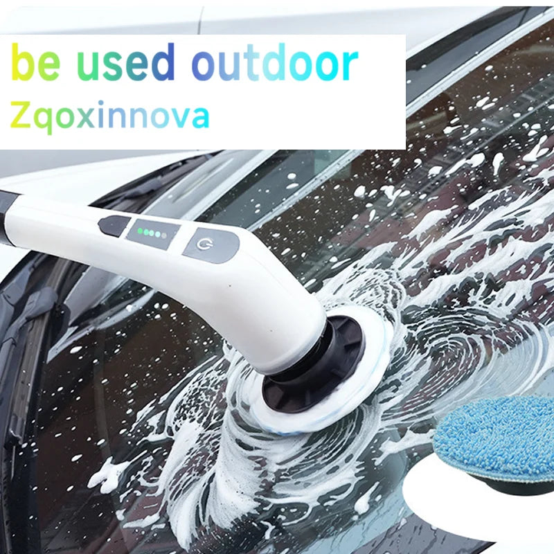 Multipurpose Electric Spin Scrubber - Cordless Cleaning Brush for Kitchen Bathroom