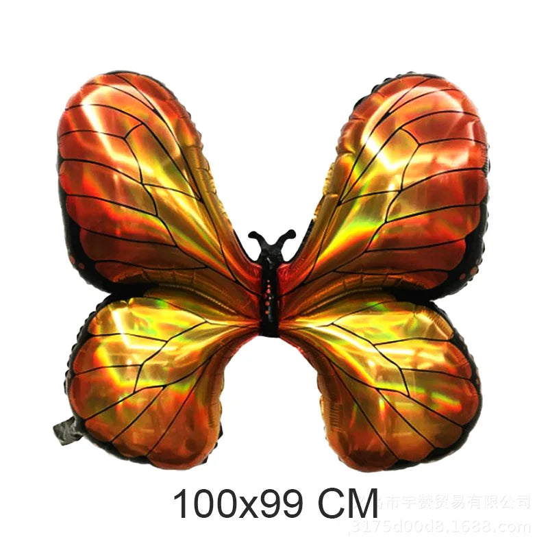 Large Butterfly Foil Balloon - Helium Birthday Party Decoration Baby Shower Photo Prop
