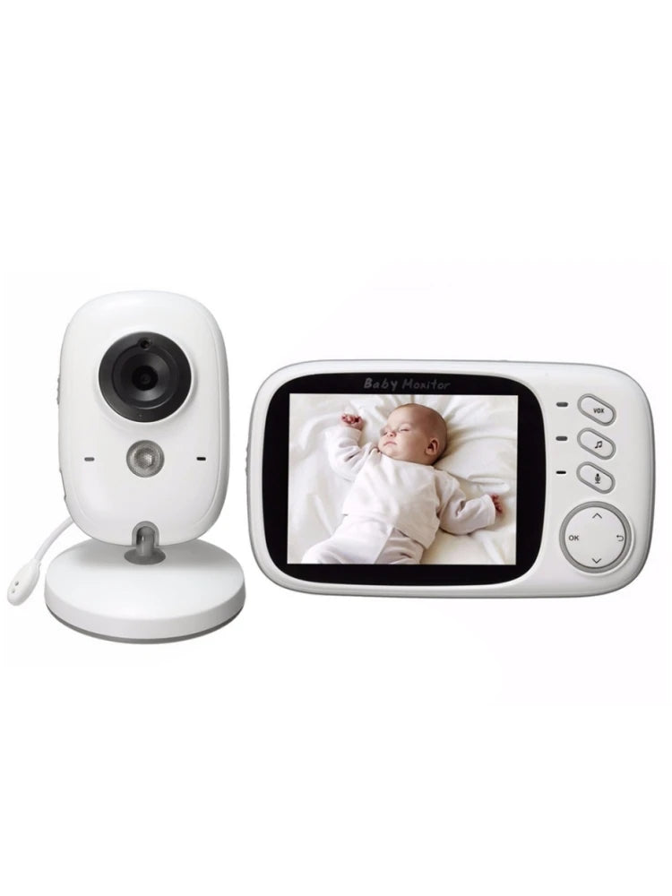 VB603 Baby Monitor 2.4G Wireless with 3.2 Inches LCD 2 Way Audio Talk Night Vision Surveillance Security Camera Babysitter