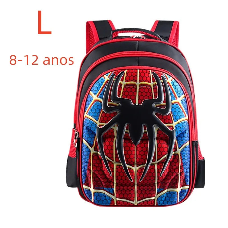 3D Kids Backpack - Durable Spider King Design - ZOOMNSTORE
