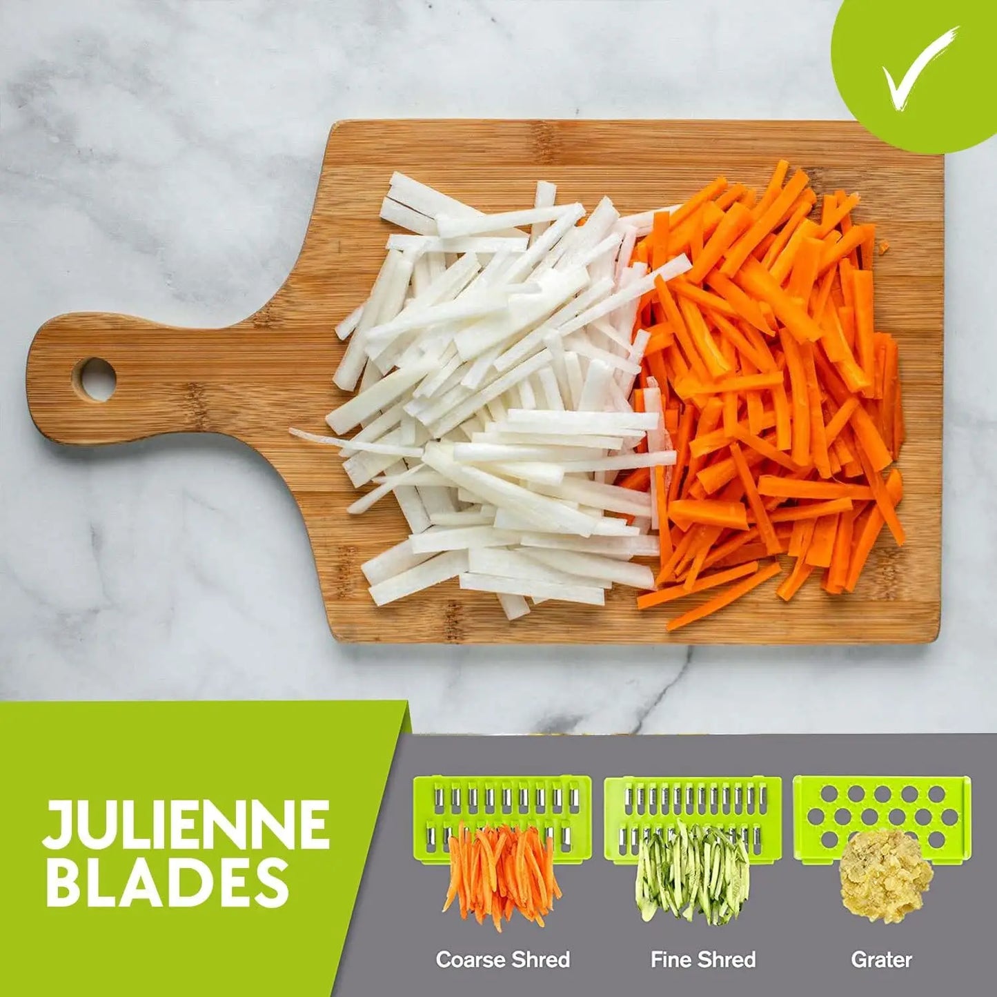 16-in-1 Mandoline Slicer Vegetable Chopper - Grater Shredder Kitchen Tool - ZOOMNSTORE