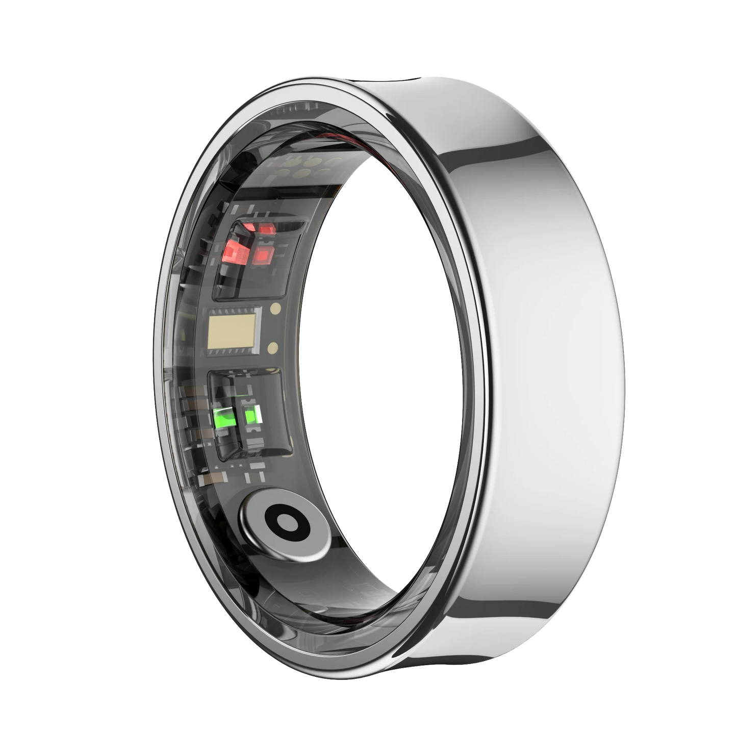 Amovan Smart Ring Premium Temperature Remote Control Sports Sleep Health Fitness Fasion Ring for Samsung iOS Phone for Woman Man