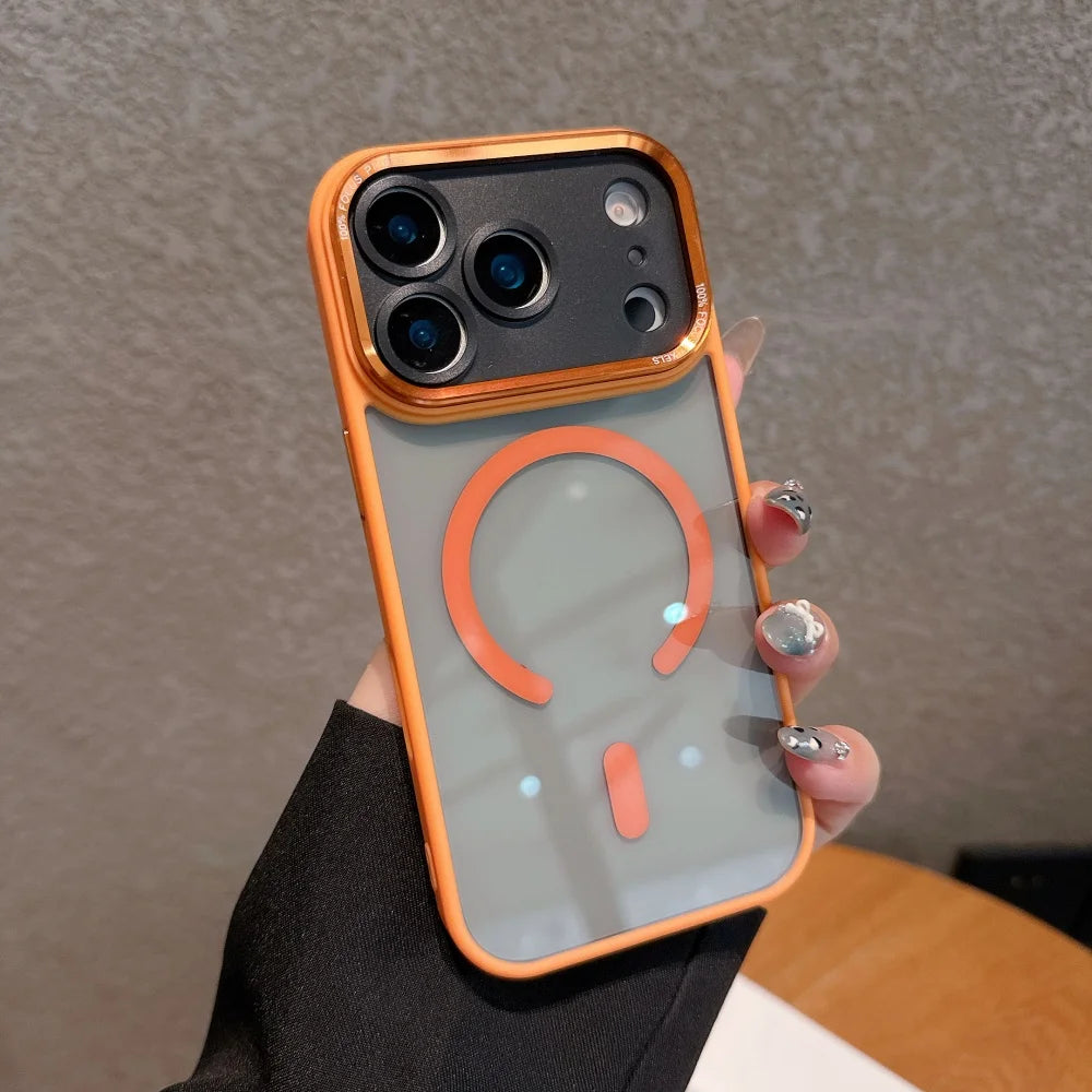 Transparent MagSafe Case with Camera Protection for iPhone 11-17 Pro Max - ZOOMNSTORE