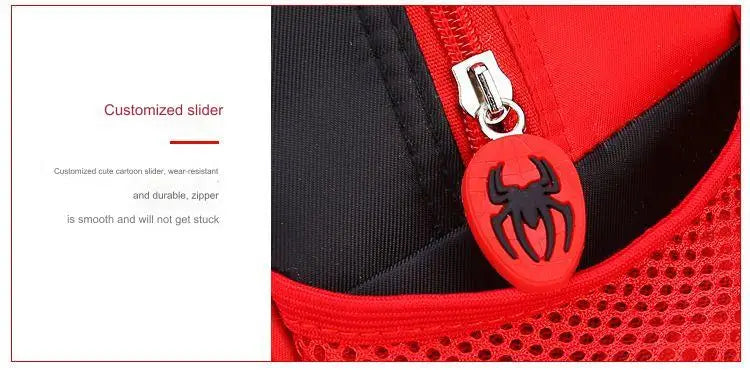 3D Kids Backpack - Durable Spider King Design - ZOOMNSTORE