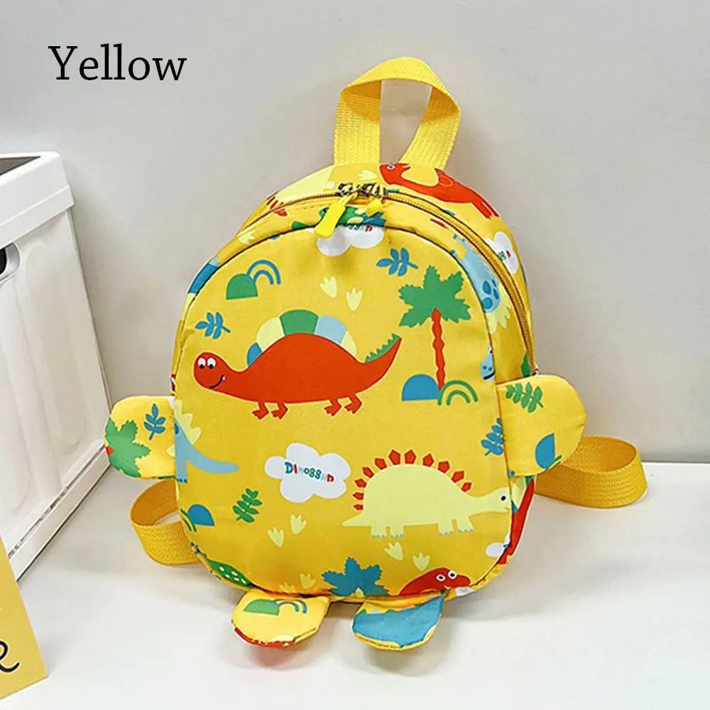 Kids Dinosaur Backpack - Kawaii Nylon Schoolbag for Boys and Girls - ZOOMNSTORE