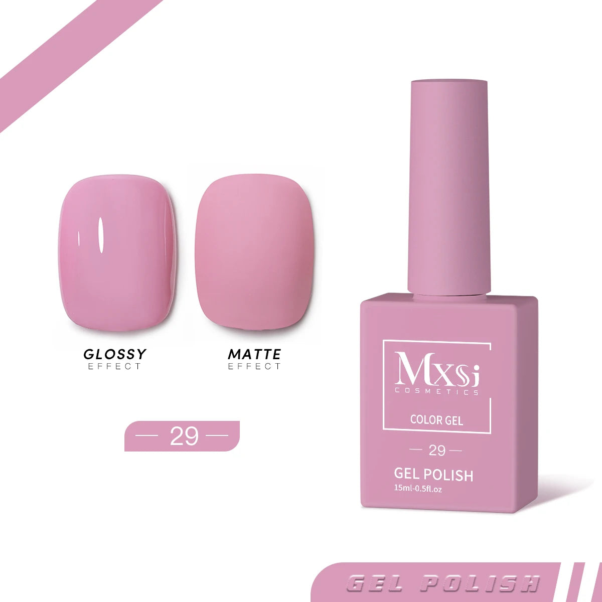 Gel Nail Polish Set - Neon Brown Royal Blue Red Green Pastel Nude Varnish