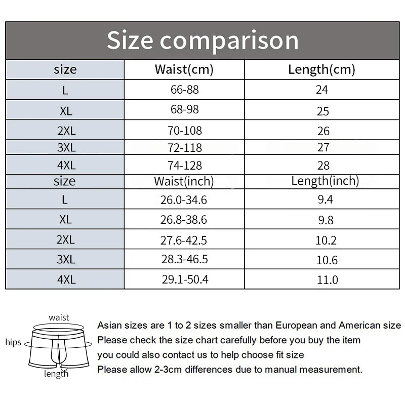 Mens Ice Silk Boxers - 10 Pcs Ultra-Thin Seamless Breathable Underwear