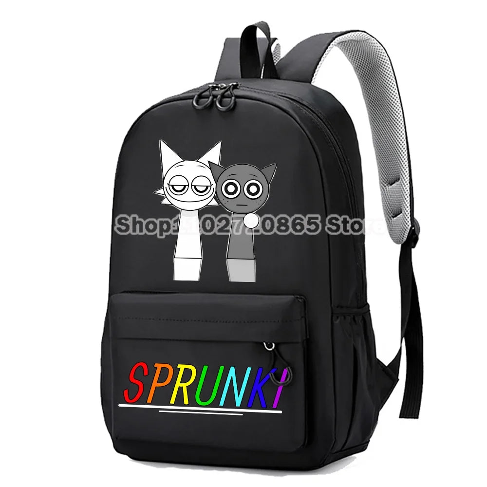 Anime Cartoon School Backpack - Waterproof Oxford Cloth Bookbag for Kids - ZOOMNSTORE