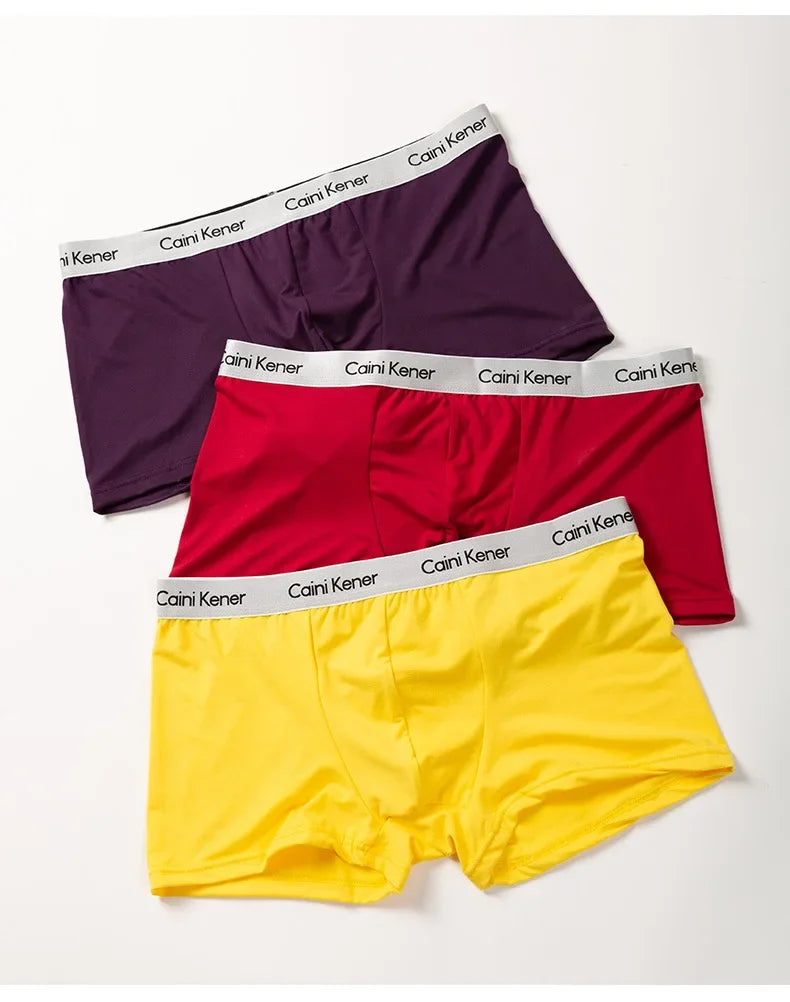 Mens Boxer Shorts - 5 Pack Breathable Soft Underwear Classic Black
