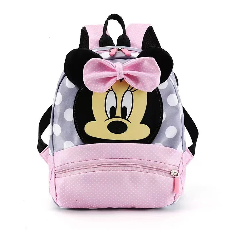 Minnie Mouse Backpack - Kawaii Pink Schoolbag for Kids - ZOOMNSTORE