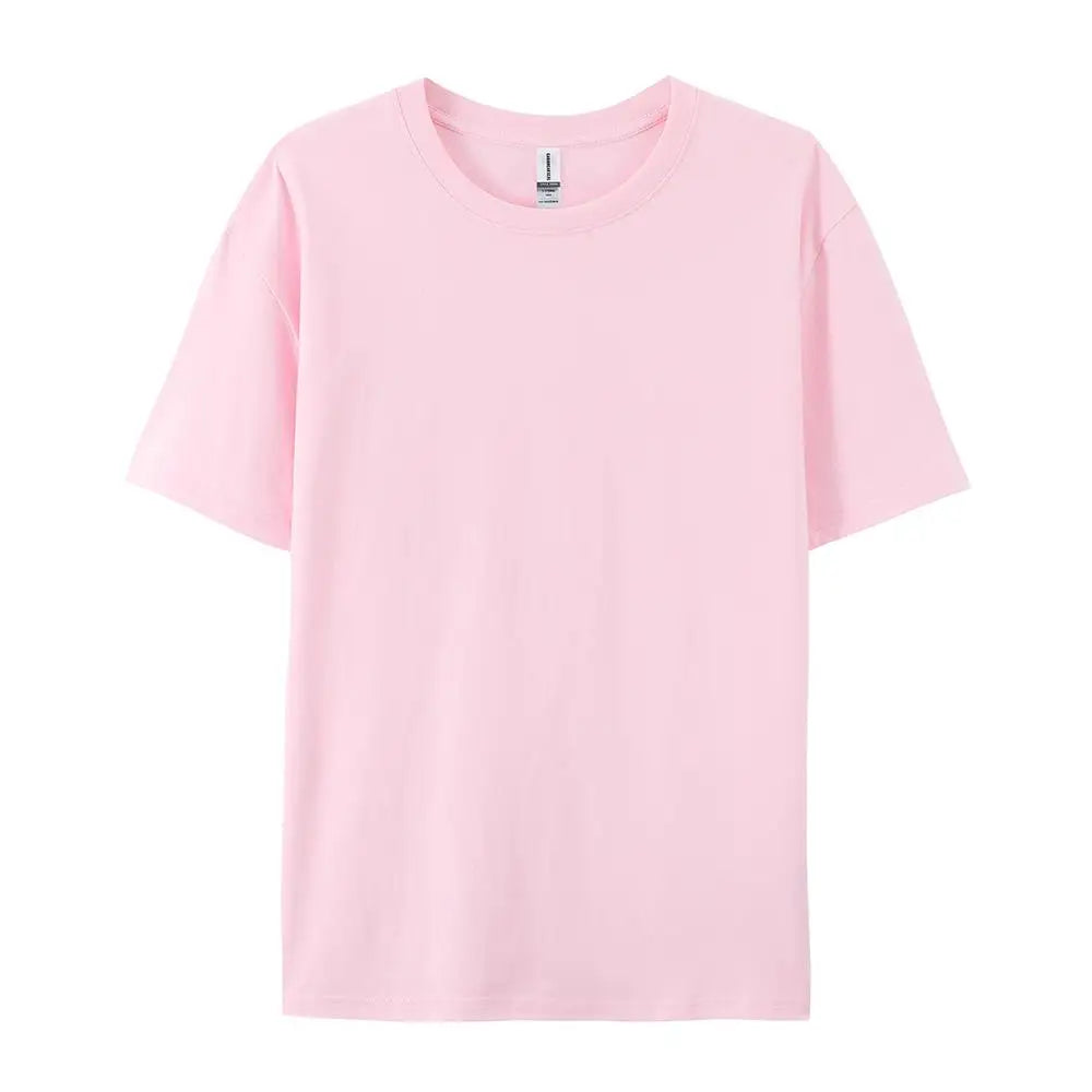 Cotton Casual T-Shirts for Women - Short Sleeve Sporty O-Neck Tops - ZOOMNSTORE