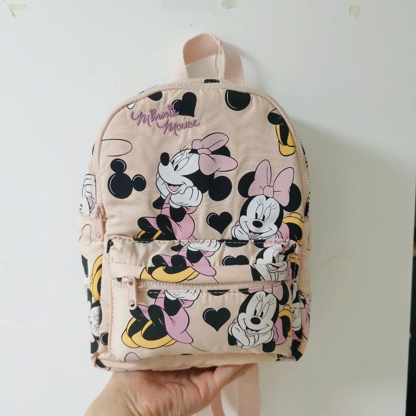 Disney Minnie Girls Backpack - High Quality Large Capacity School Bag - ZOOMNSTORE