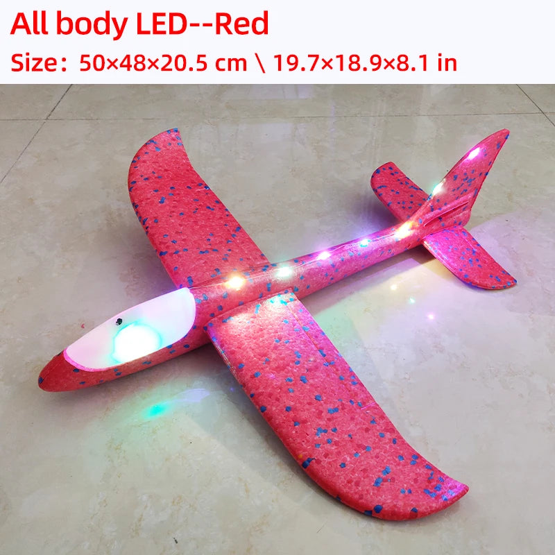 Big Foam Glider Plane - Hand-Throw Outdoor Toy for Kids