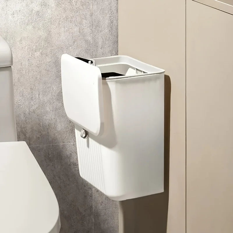 Wall-Mounted Trash Bin - Space-Saving Kitchen Garbage Storage