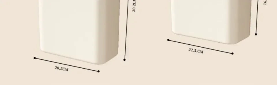 Hanging Trash Can - Stylish Kitchen Bathroom Waste Bin with Flip Cover