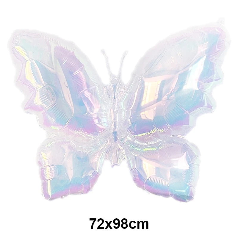 Large Butterfly Foil Balloon - Helium Birthday Party Decoration Baby Shower Photo Prop