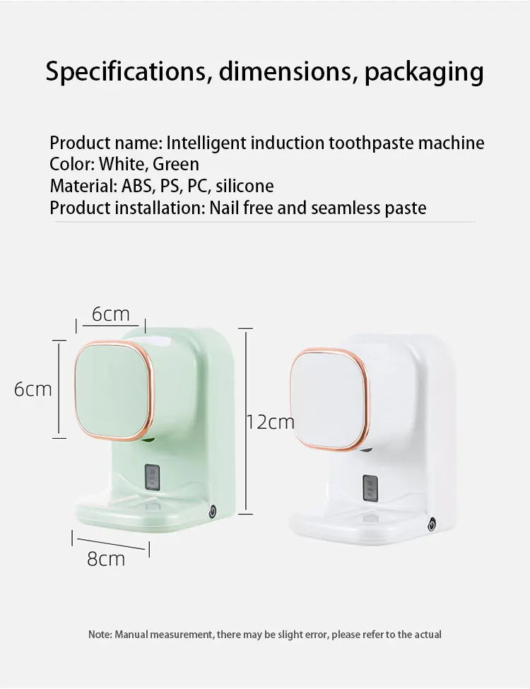 Automatic Toothpaste Squeezer - Adjustable Bathroom Accessory - ZOOMNSTORE