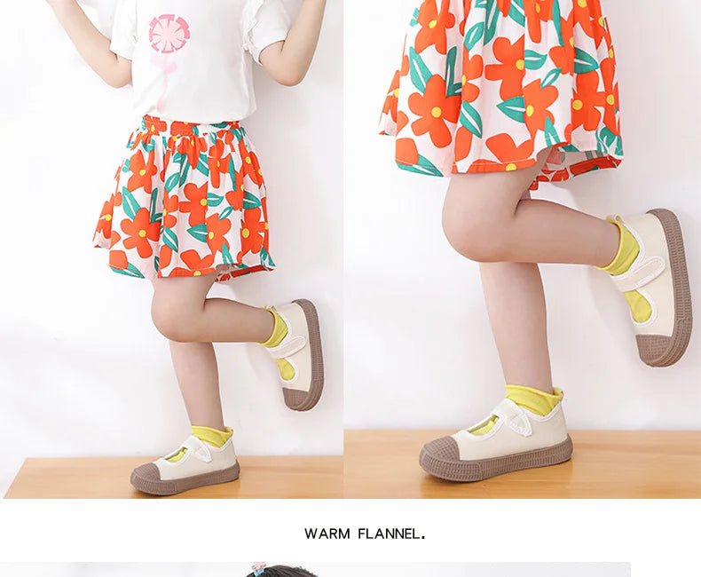 Kids Girls Skirt Shorts Summer Cotton Breathable Kids Skirt Pants Casual Baby Bloomers Children Short Pants Baby Stuff