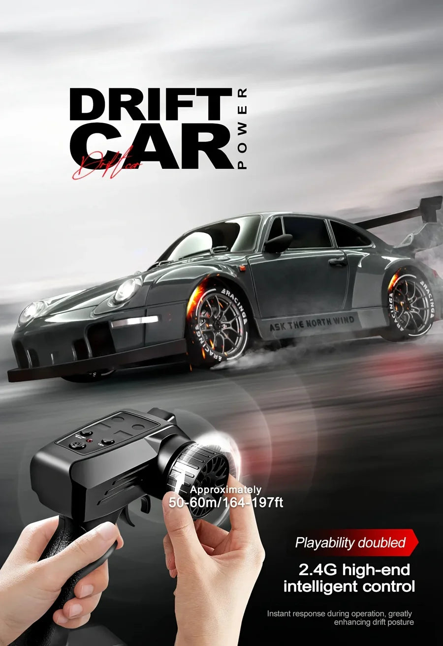 124 4WD RC Drift Car - High Speed Remote Control Racing Toy - ZOOMNSTORE