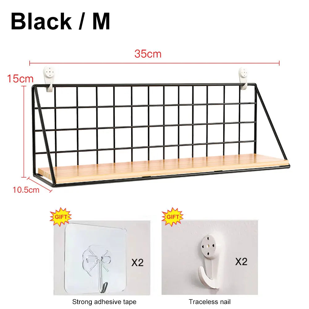 Wooden Spice Rack - Wall-Mounted Kitchen Organizer for Spice Jars - ZOOMNSTORE