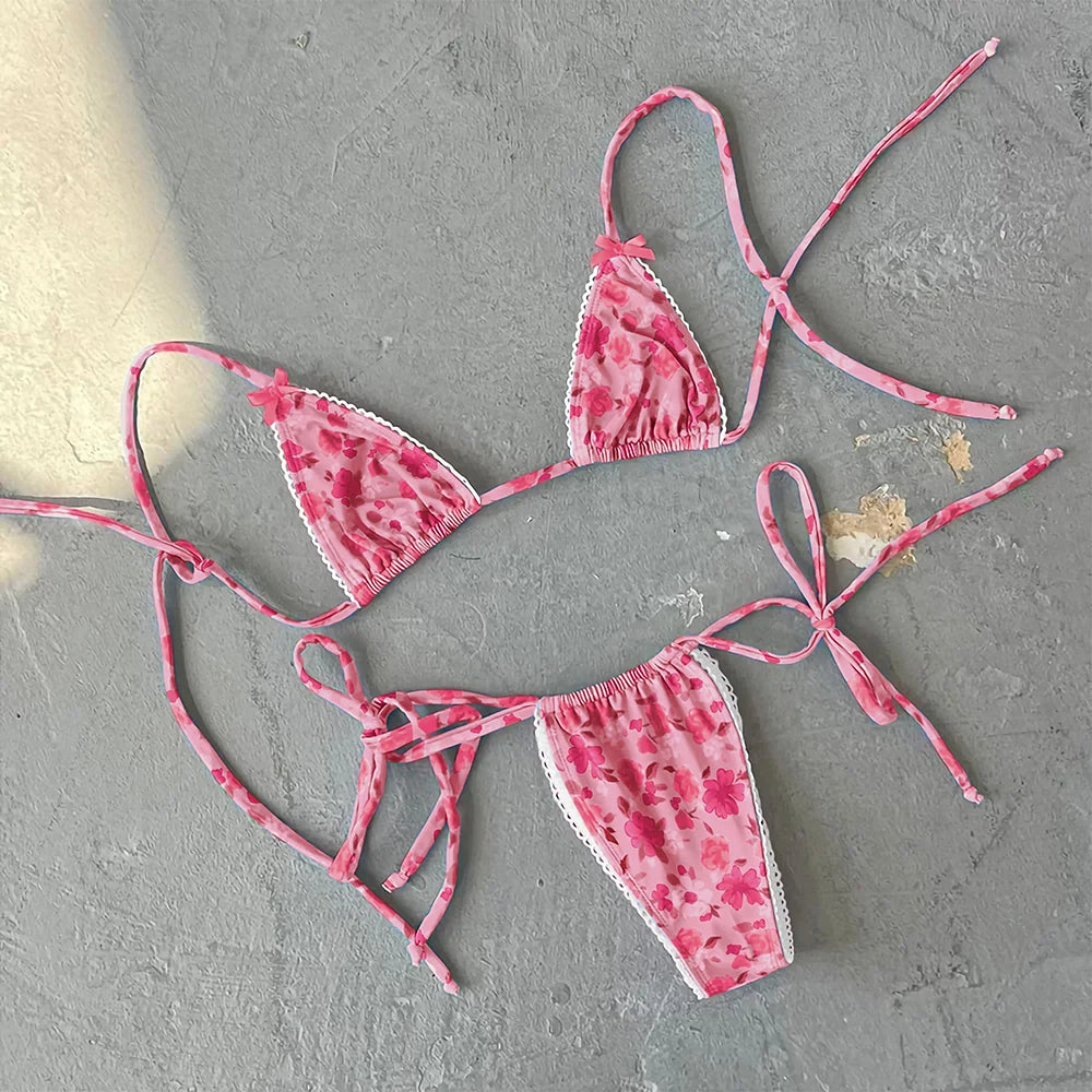 Micro Bikini Set - Sexy Push Up Brazilian Swimwear for Women - ZOOMNSTORE